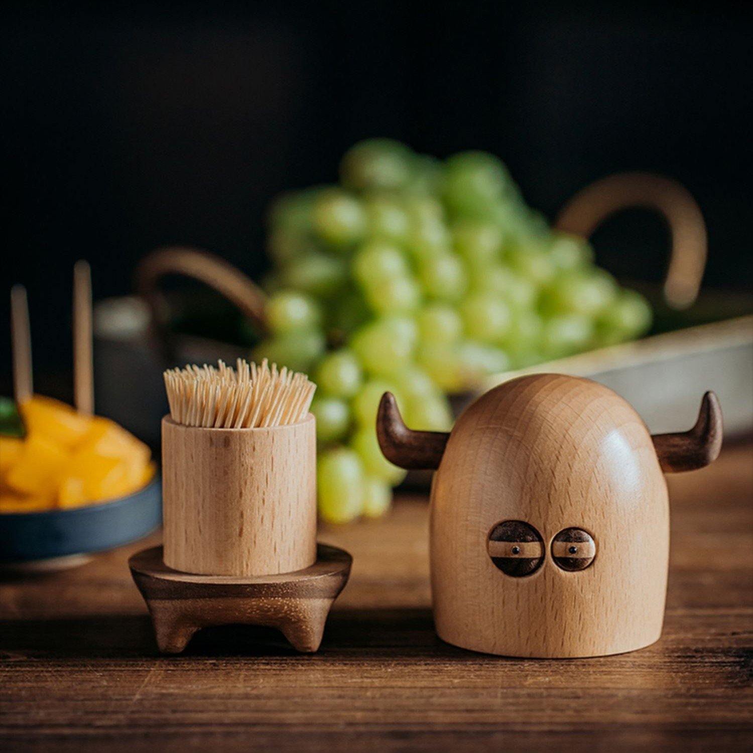 Wooden deals toothpick holder